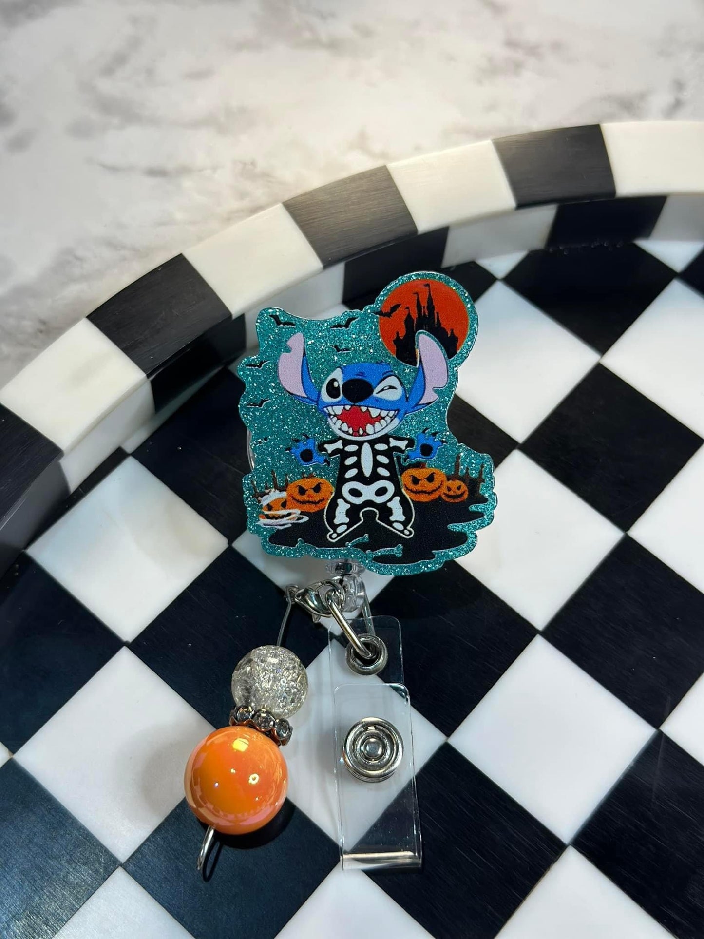 Skele Stitch Badge Reel