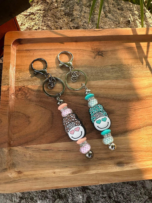 Self Love Smiley Keychain Bar