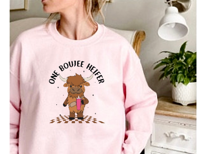 Boujee Heifer Crewneck