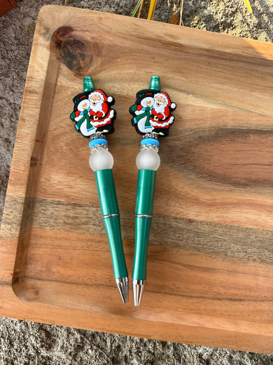 Snowman & Santa Ink Refillable Pen