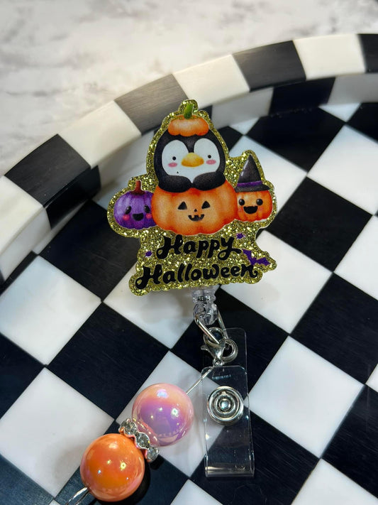 Happy Halloween Badge Reel