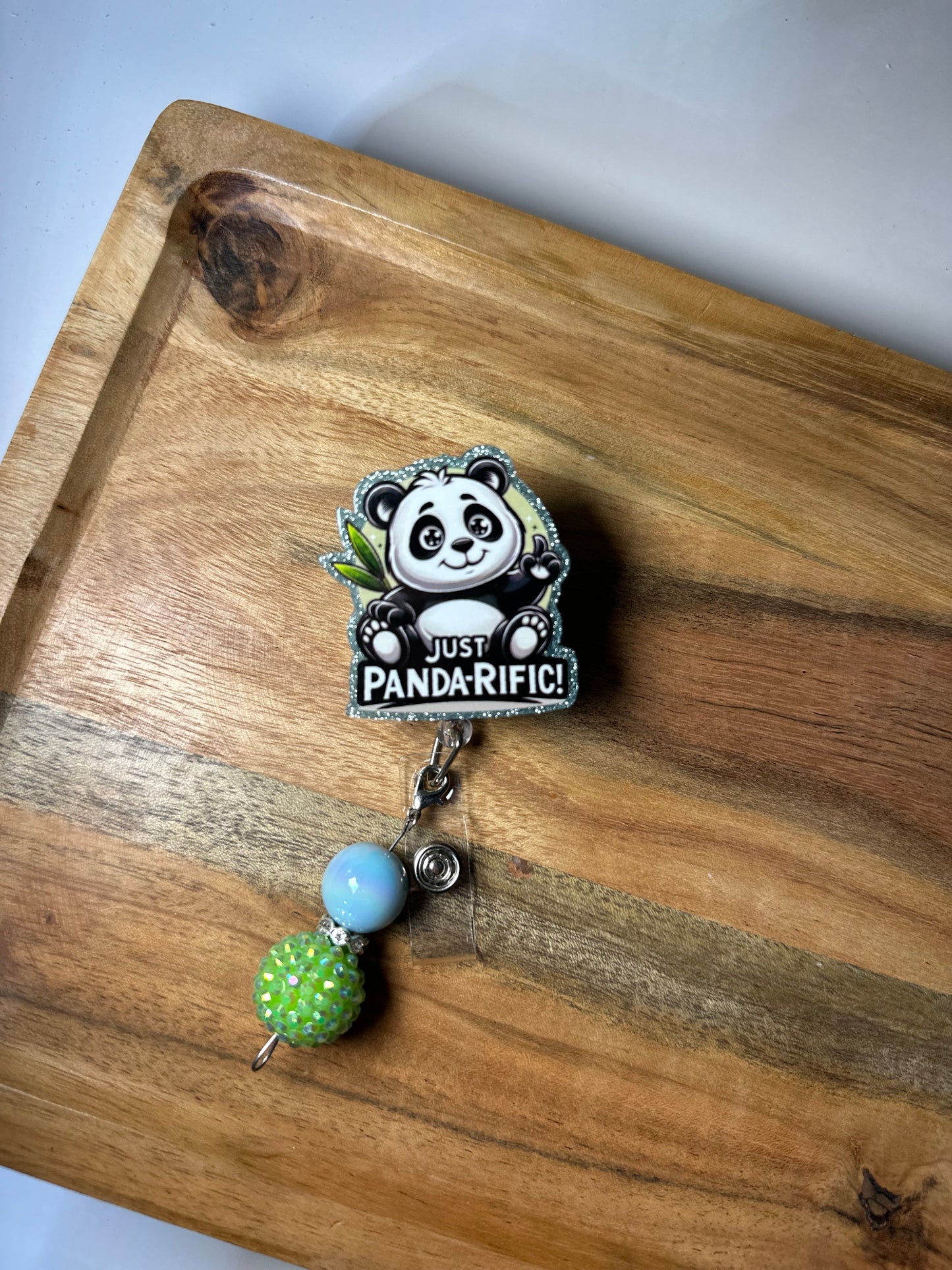 Panda Interchangeable Badge Reel