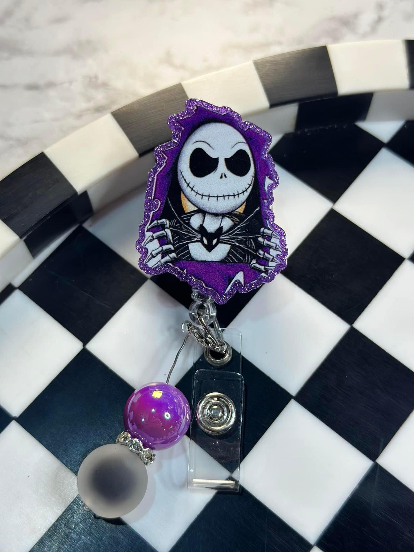 Purp Jack Badge Reel