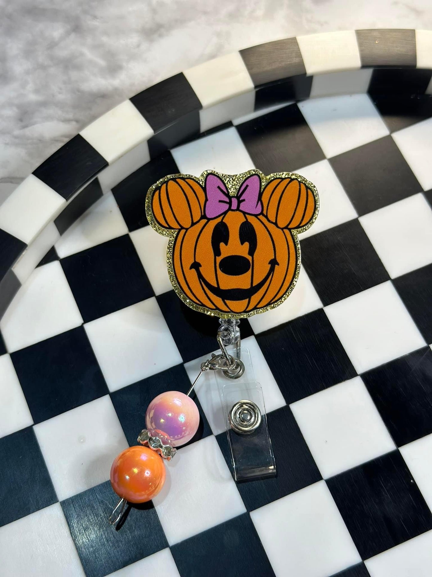 Pumpkin Badge Reel