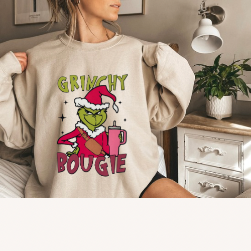 Christmas Bougie Gildan Crewneck