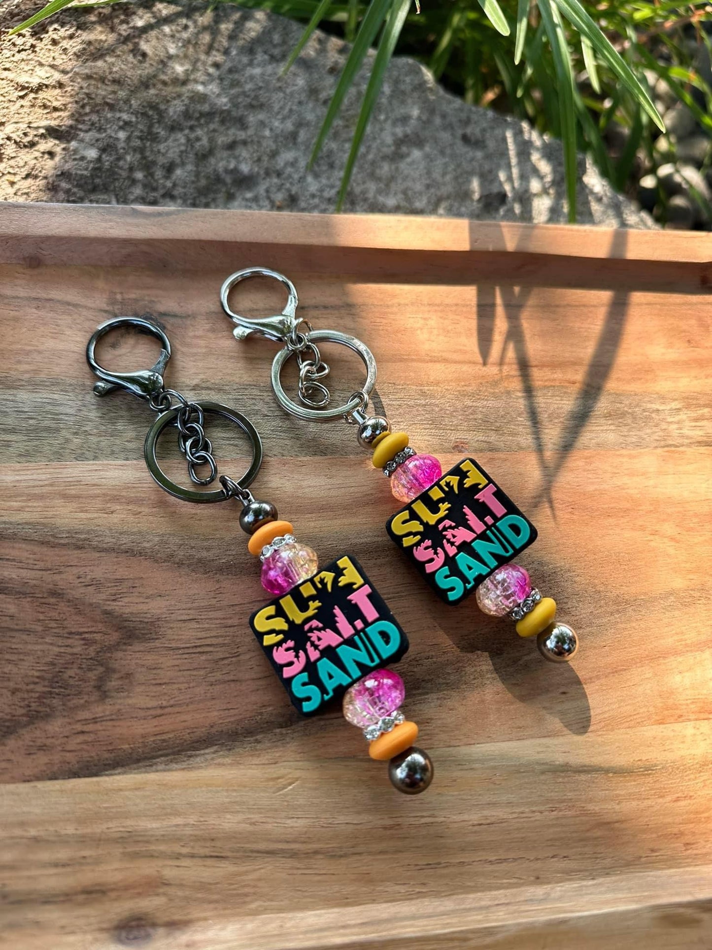 SUN SALT SAND Keychain Bar