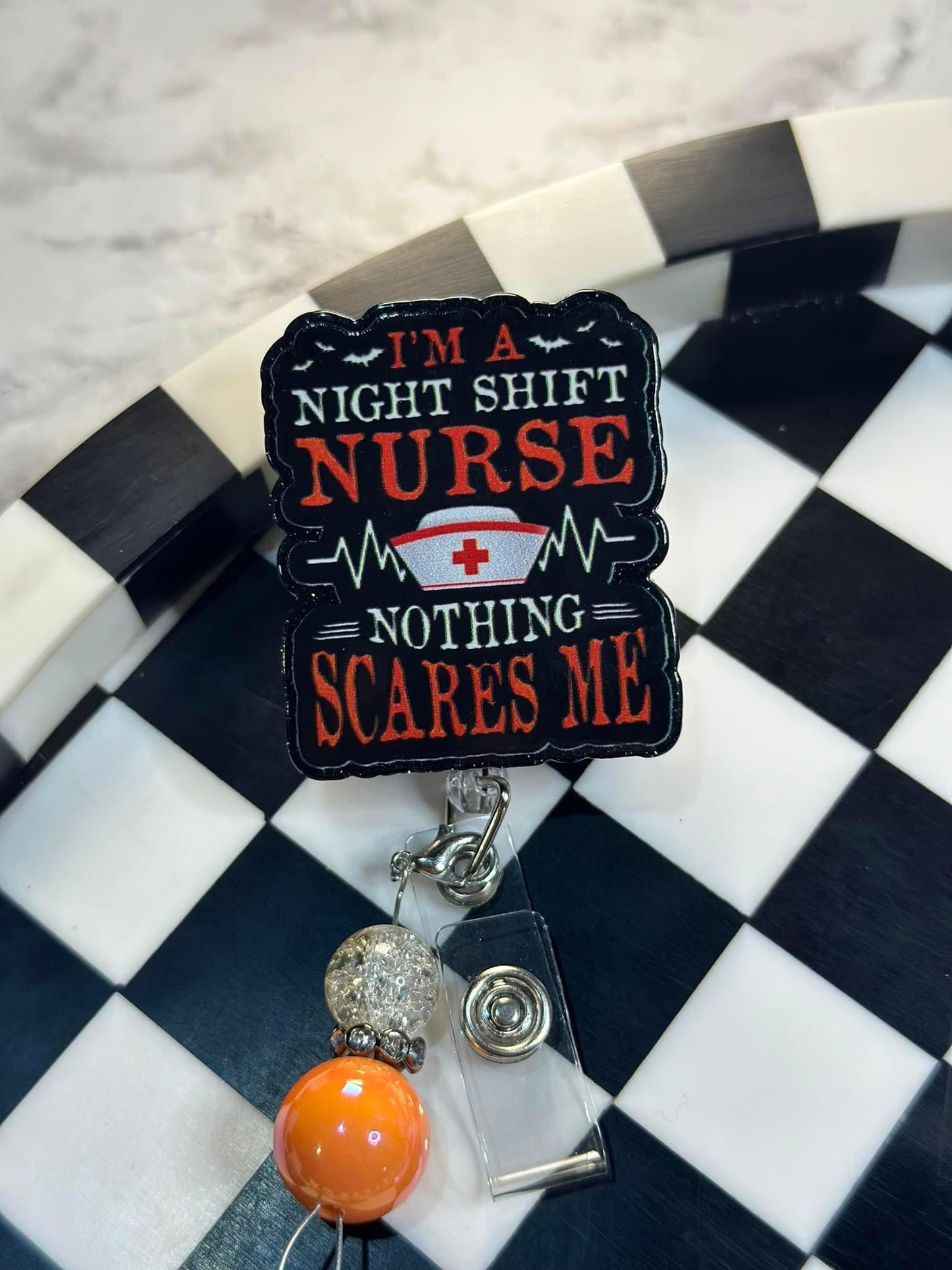 Night Nurse Badge Reel