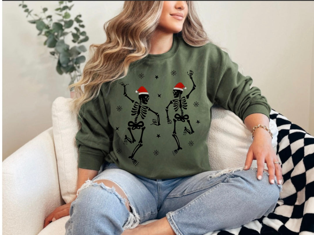 Skeleton Christmas Crewneck