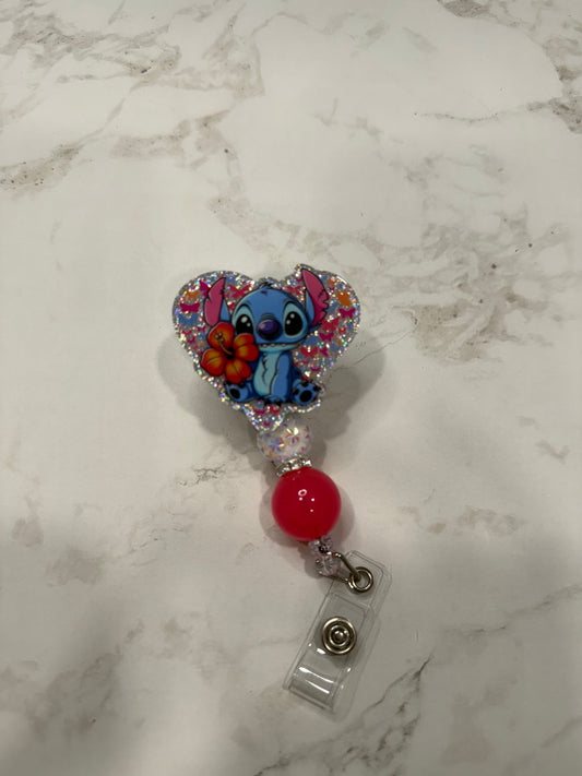 Floral Badge Reel